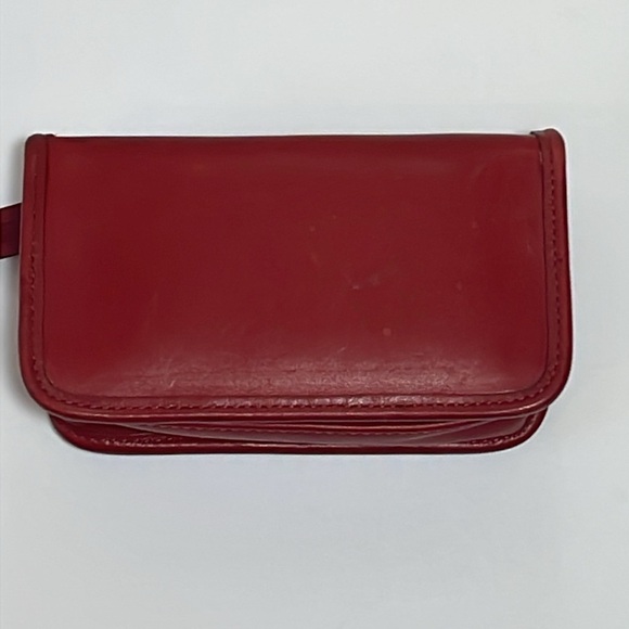 Vintage Coach chubby Red Leather Case - Picture 3 of 12